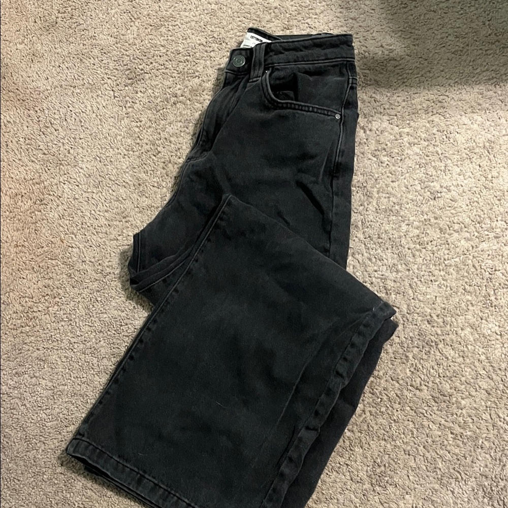 Cotton On Women's Black Wide Leg Pants